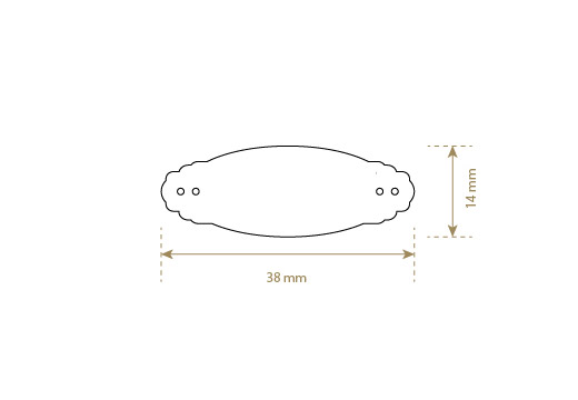 Keinonahkainen etiketti Model EP-M102