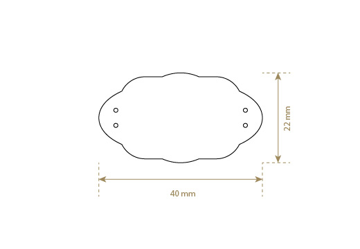 Keinonahkainen etiketti Model EP-M113