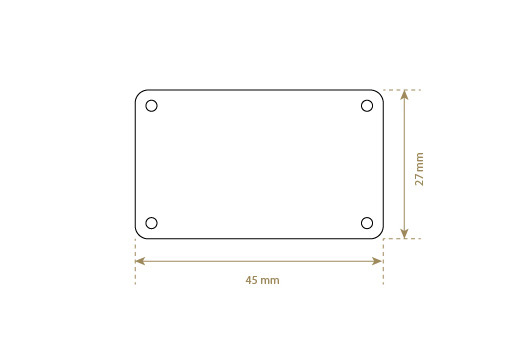 Keinonahkainen etiketti Model EP-M132