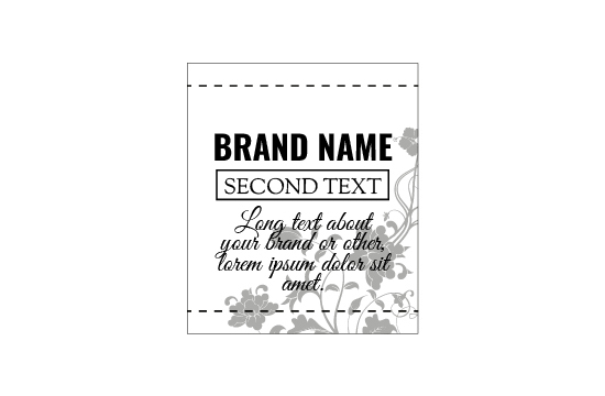 Keinonahkainen etiketti Model EP-M141