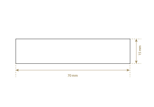 Keinonahkainen etiketti Model EP-M146