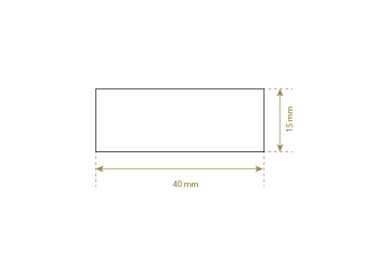 Keinonahkainen etiketti Model EP-M153
