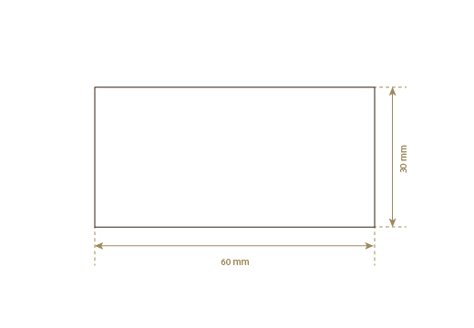 Keinonahkainen etiketti Model EP-M154