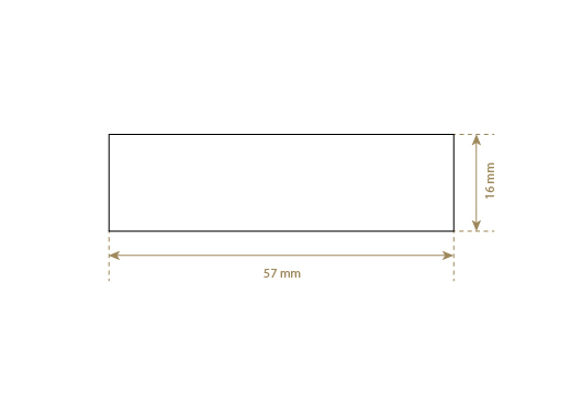 Synteettistä nahkaa etiketti Model EP-M167