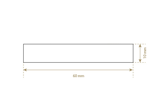 Luonnon nahkainen etiketti Model EP-M27