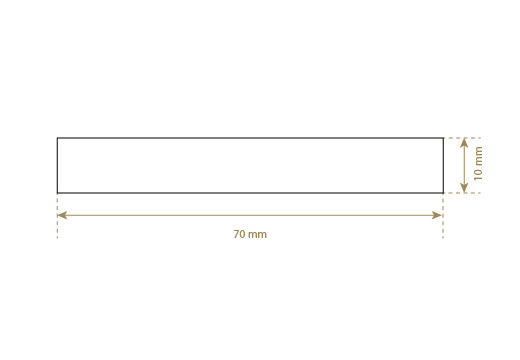 Luonnon nahkainen etiketti Model EP-M29