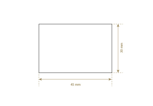 Luonnon nahkainen etiketti Model EP-M36