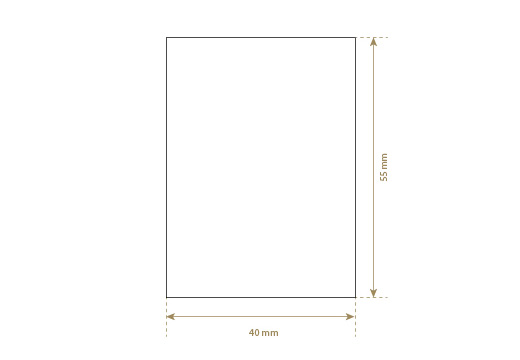 Luonnon nahkainen etiketti Model EP-M39