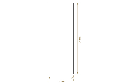 Luonnon nahkainen etiketti Model EP-M60