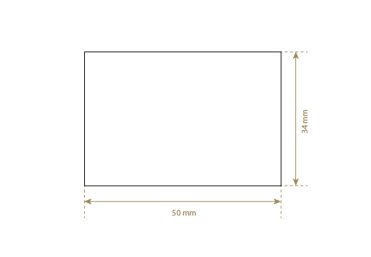 Luonnon nahkainen etiketti Model EP-M66