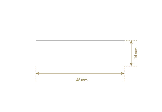 Luonnon nahkainen etiketti Model EP-M9