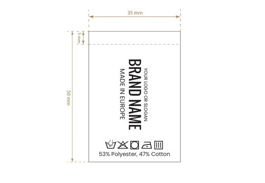 Pesulappu merkki Model TC-M196