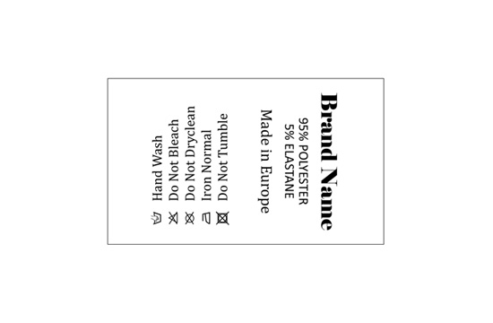 Pesulappu merkki TC-M29