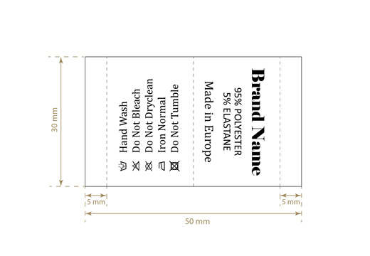 Pesulappu merkki TC-M29